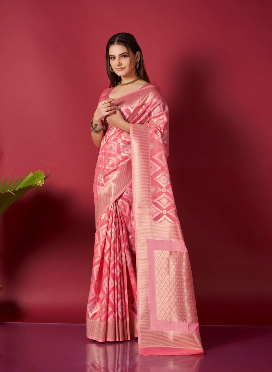 Muskan Linen Party Wear Sarees Catalog